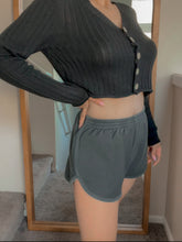 Load image into Gallery viewer, Rowan Sweat lounge set: BLACK