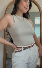 Load image into Gallery viewer, Alli rib halterneck tank(2 colors)