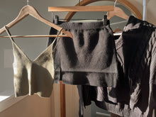 Load image into Gallery viewer, Henley Hooded Knit Sweater