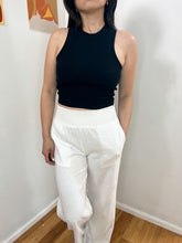 Load image into Gallery viewer, Odette linen pants(white,black)