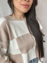 Load image into Gallery viewer, Collete beige light cropped sweater