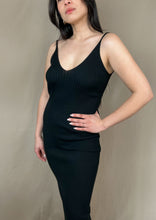 Load image into Gallery viewer, Emily Little Black Midi Dress